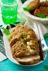 meat loaf with feta