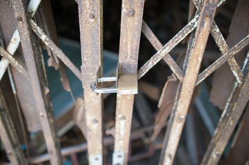 Steel sliding door lock key