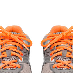 Closeup sport shoes.