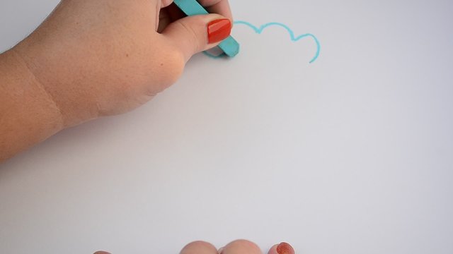 We draw clouds