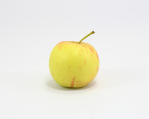 Small green red apple stack slice piece cross section