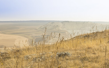 Sandy hills landscape