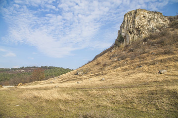Rocky cliff landscape