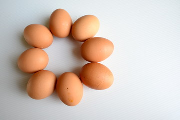 Eggs in Flower Form