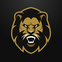 Angry Lion logo, symbol