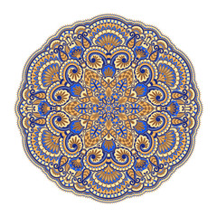 Vector round ornament.