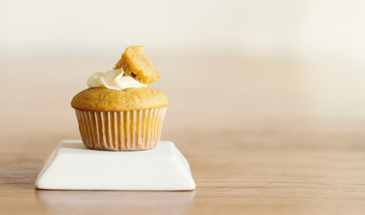 Pumpkin cupcake