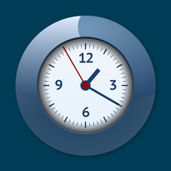 Vector illustration of abstract clock