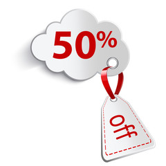 cloud and fifty percent