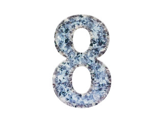 CLASSIC and beautiful  FONT or LETTER natural marble texture style