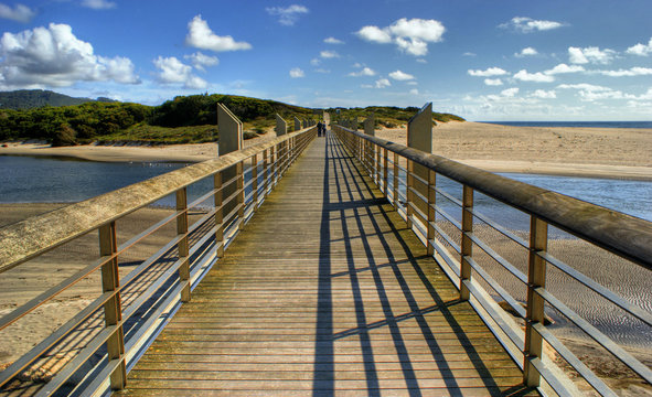 Pawn bridge in Vila Praia de Ancora, Portugal