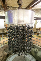 Old uranium nuclear reactor at the Atomkeller, Germany.