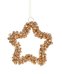 Christmas star isolated on white