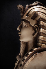 Stone pharaoh tutankhamen mask