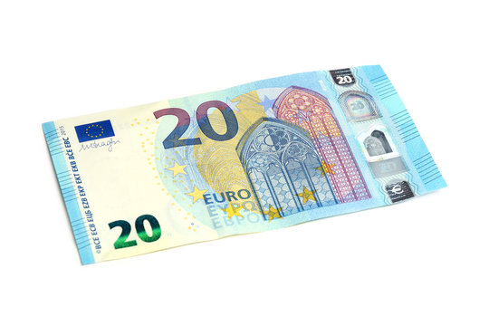 neuer 20 Euro-Schein freigestellt