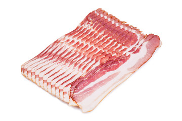 bacon on a white background - 97141548