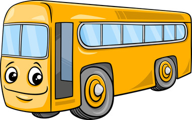 bus character cartoon illustration © Igor Zakowski