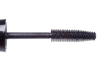 Black mascara brush