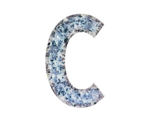 CLASSIC and beautiful  FONT or LETTER natural marble texture style