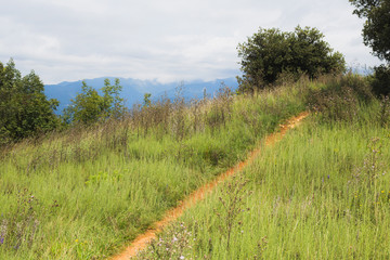 a view of landscape in lake Garda area