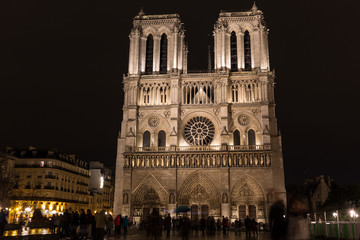 Fototapeta na wymiar Notre Dame, Paris.