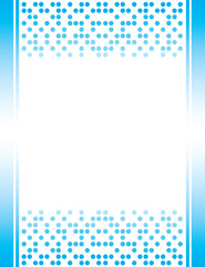 Blue Letterhead Flyer Party Invitation Background