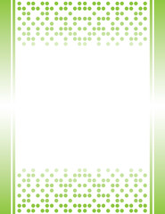 Green Letterhead Flyer Party Invitation Background