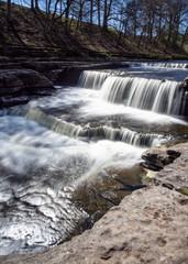 Fototapeta premium Aysgarth Falls, Wensledale, Yorkshire Dales, Yorkshire, UK