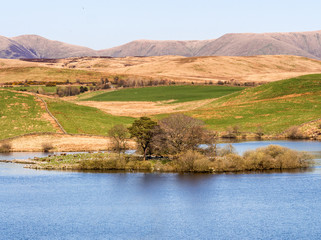 Killington Reservoir, Cumbria, England, UK