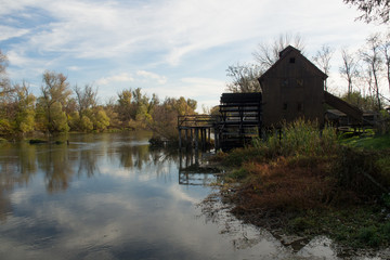 autumn watermill