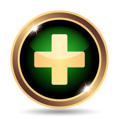 Obraz premium Medical cross icon