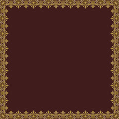 Floral Vector Fine Frame