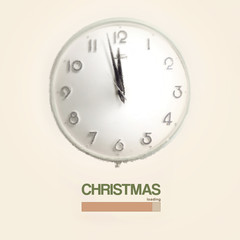 Loading of Christmas .Countdown to Christmas time with Vintage c