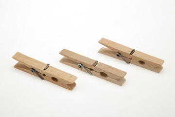 wooden pegs
