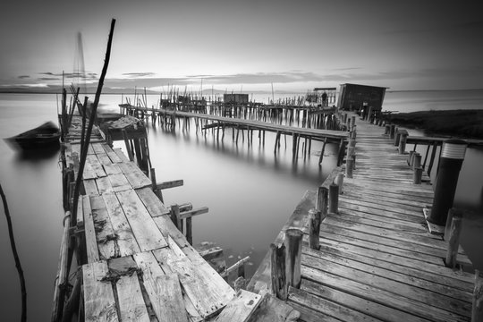 A peaceful ancient pier