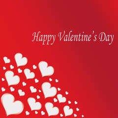 Vector Illustration of a Valentines Day Card (background)