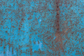Rusty background , rusted metall chain and texture