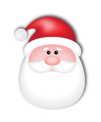 Viso di babbo natale