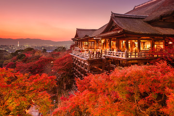 Kiyomizu-tempel van Kyoto, Japan