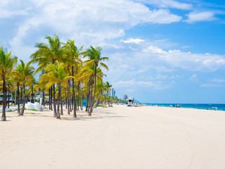 The beach at Fort Lauderdale in Florida