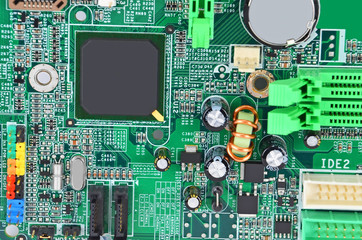 Green computer motherboard