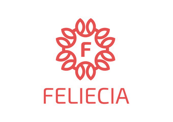 F Logo - Flower Garden