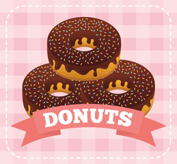 sweet donuts design 