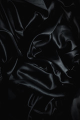texture of a black silk - 97159118