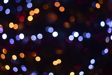 christmas bokeh