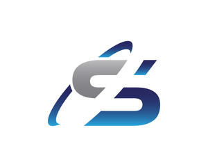 S Swoosh Letter Initial Logo