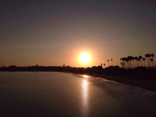 long exposure sunset