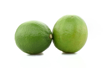 lime on white background