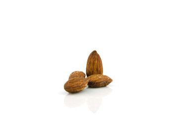almond on isolate background