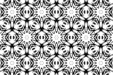 Tafelkleed Чёрно-белые узоры. Фантазии. 2.9   © Ai9&iF